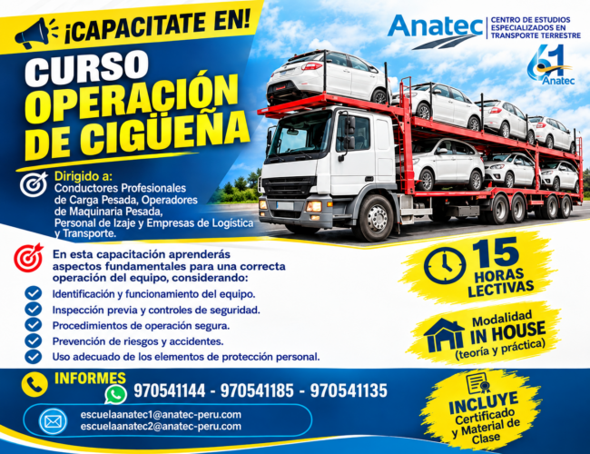 CURSO OPERACION DE CIGUEÑA